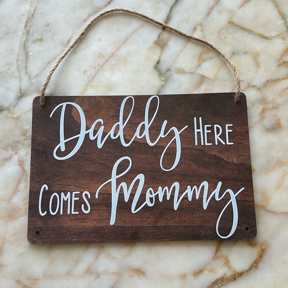 Wedding sign